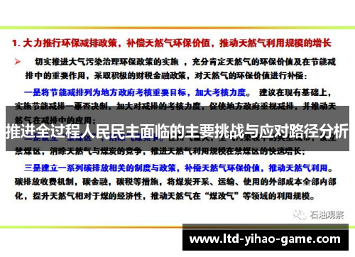推进全过程人民民主面临的主要挑战与应对路径分析